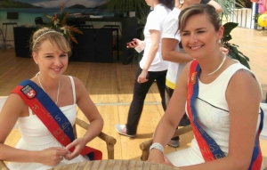 Inauguration de Rouen plage par les Miss Rouen